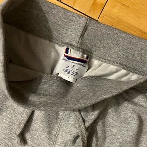Light gray Champion sweat pants,with pockets. Size small in women.